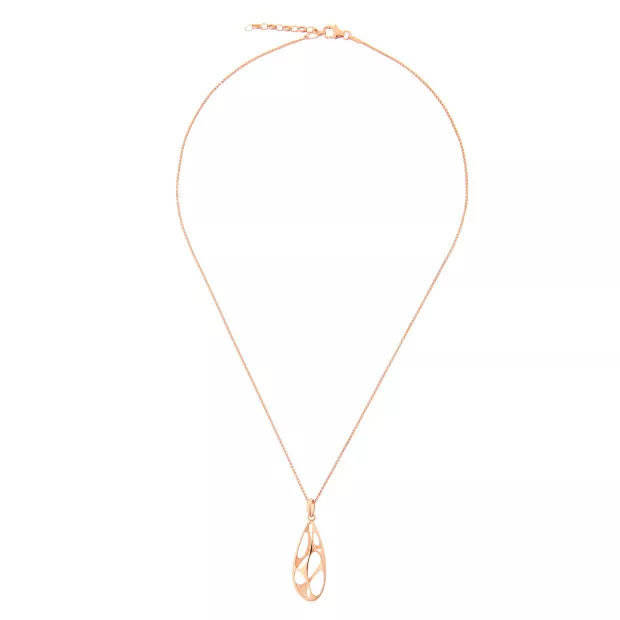 Orphelia Ava Silver Chain With Pendant ZH-7374 RG