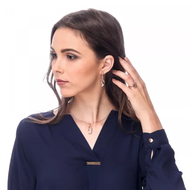 Orphelia Ava Silver Chain With Pendant ZH-7374 RG
