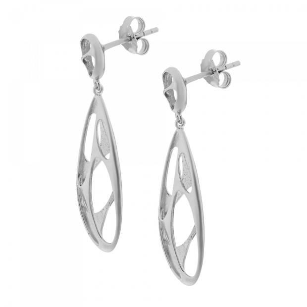 Orphelia Ava Silver Drop Earrings ZO-7374