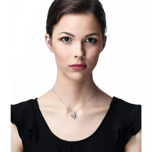 Orphelia Azalea Silver Chain With Pendant ZH-7095