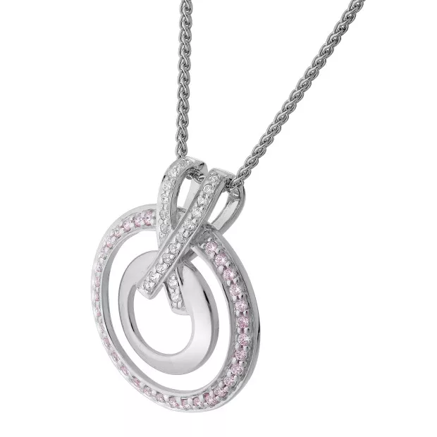 orphelia Azalea Silver Chain With Pendant ZH-7095