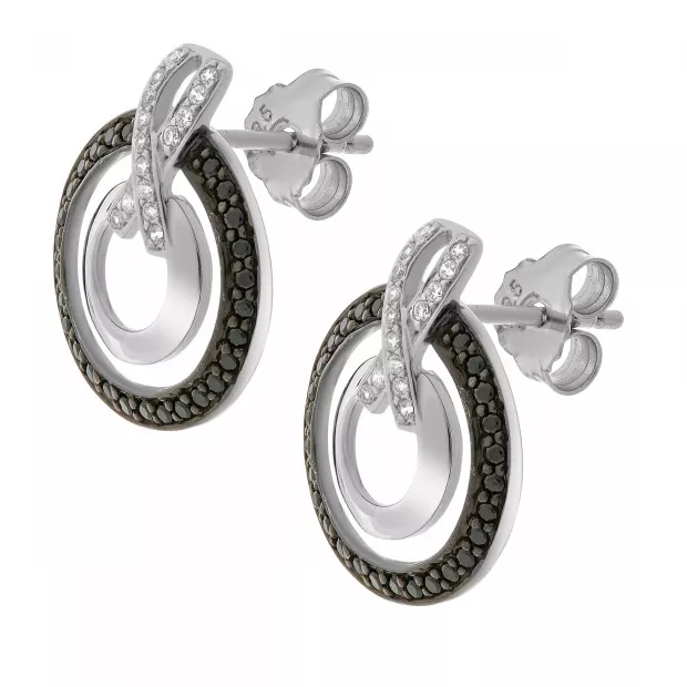 Orphelia Azalea Silver Stud Earrings ZO-7095/2