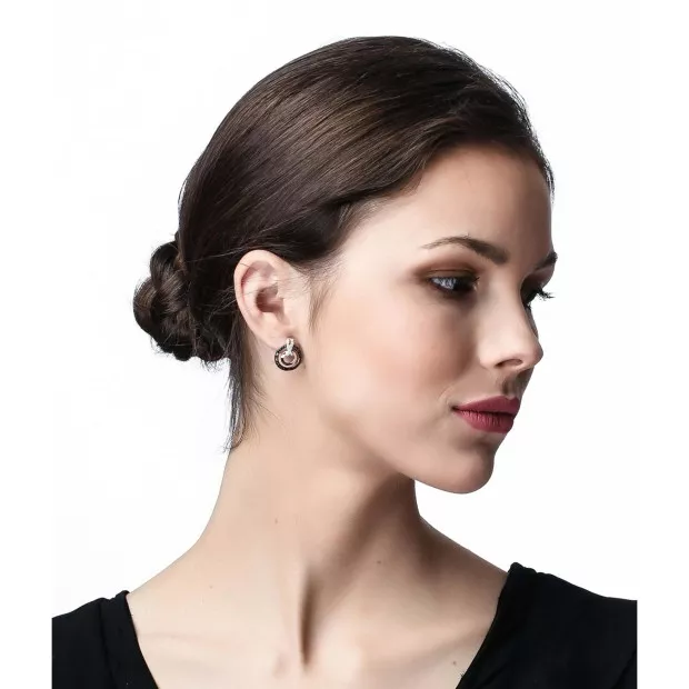Orphelia Azalea Silver Stud Earrings ZO-7095/2