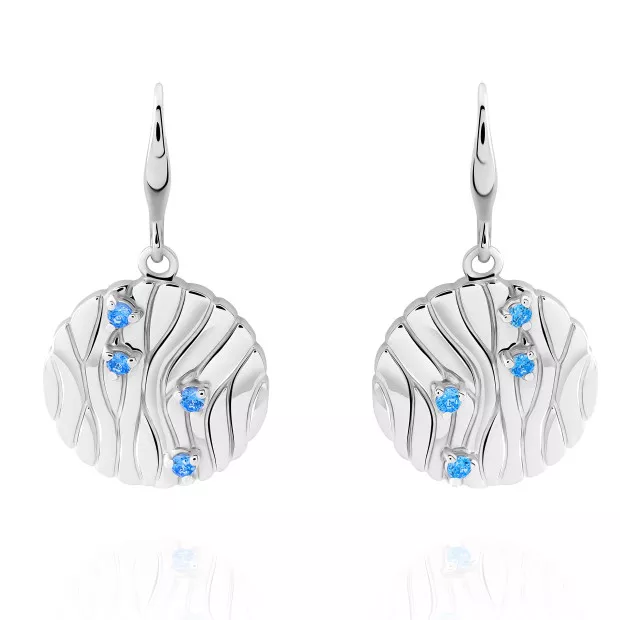 orphelia Babette Silver Drop Earrings ZO-7504