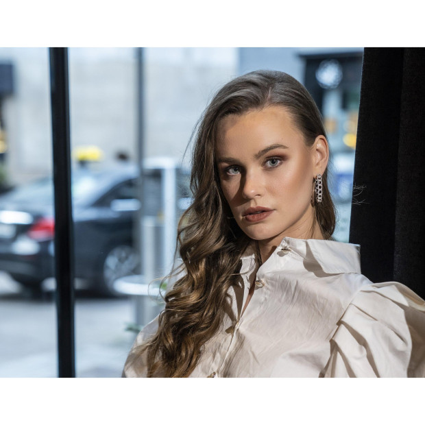 Orphelia Bambi Silver Hoop Earrings ZO-7449