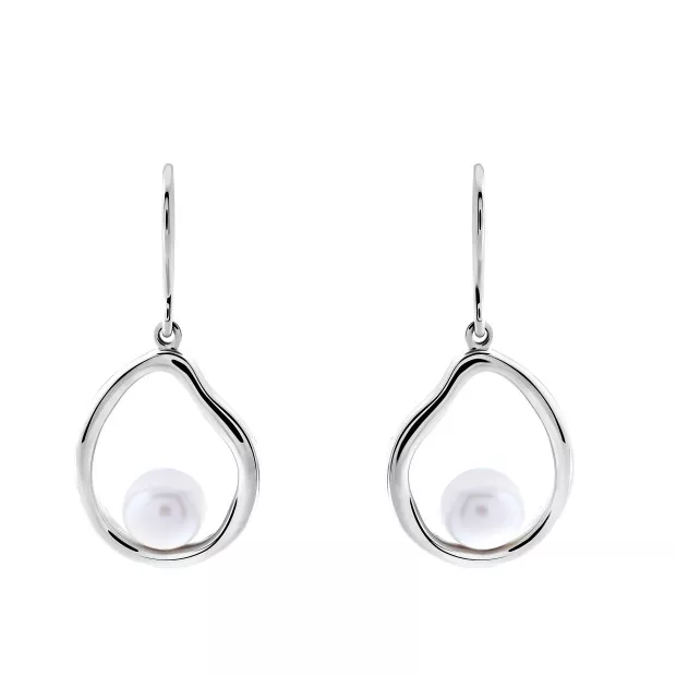Orphelia Baptiste Silver Drop Earrings ZO-7507