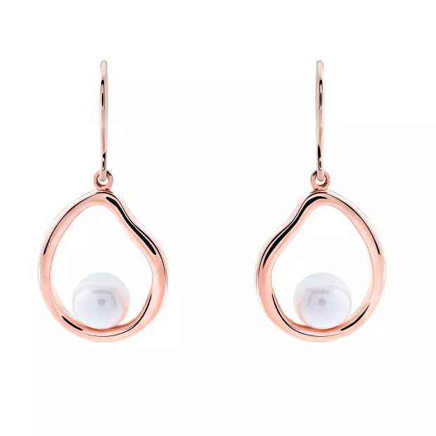 Orphelia Baptiste Silver Drop Earrings ZO-7507/RG