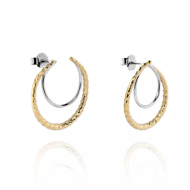 Orphelia Bastien Silver Stud Earrings ZO-7499