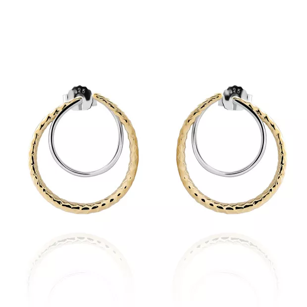orphelia Bastien Silver Stud Earrings ZO-7499