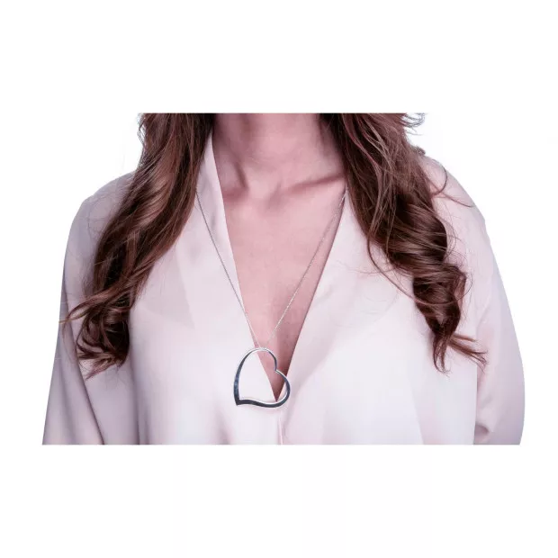 Orphelia Becky Silver Chain With Pendant ZK-7193