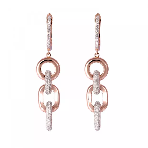 Orphelia Berlina Silver Drop Earrings ZO-7416