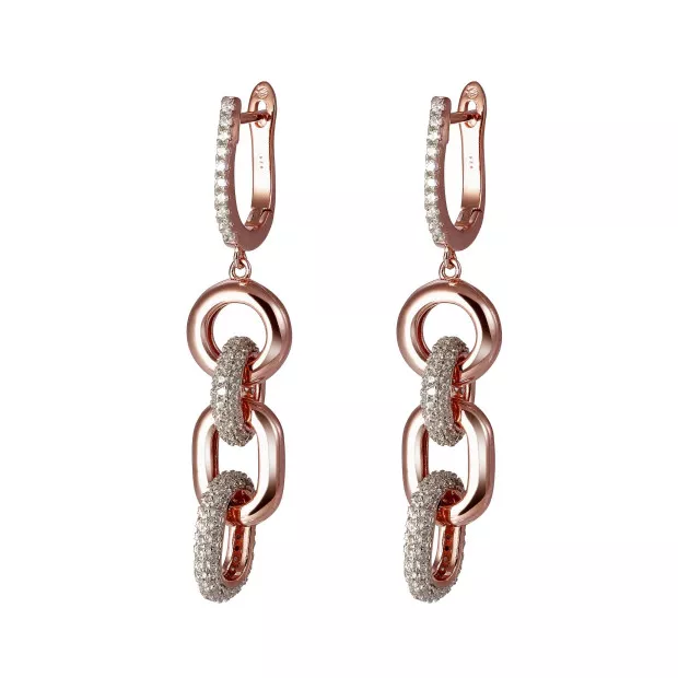 orphelia Berlina Silver Drop Earrings ZO-7416