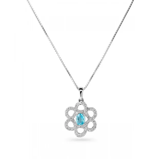 Orphelia Billie White-gold 18k Pendant HD-4201