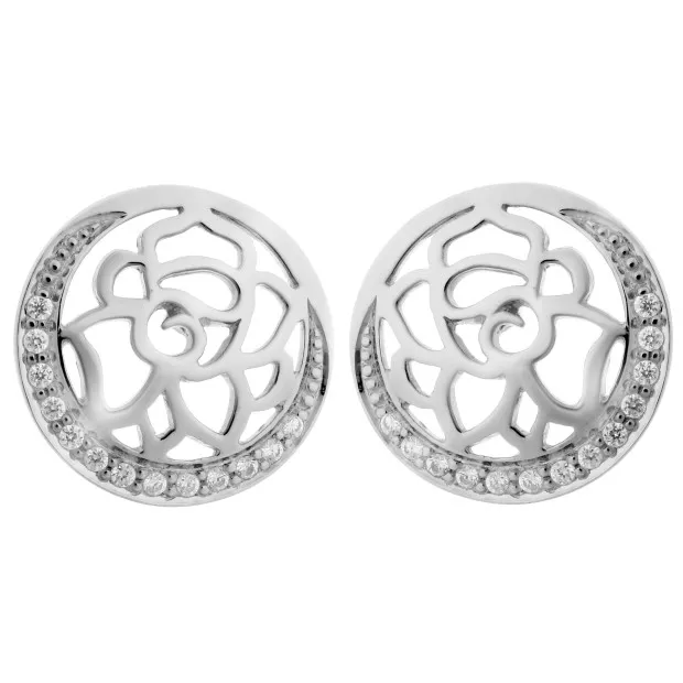 orphelia Blair Silver Stud Earrings ZO-7089