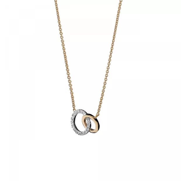 Orphelia Caity Yellow-gold 18k Necklace KD-2036