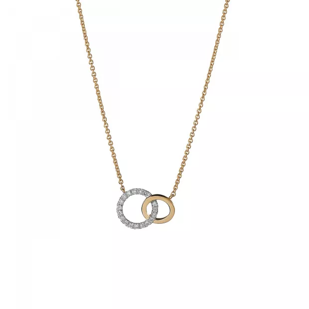 orphelia Caity Yellow-gold 18k Necklace KD-2036