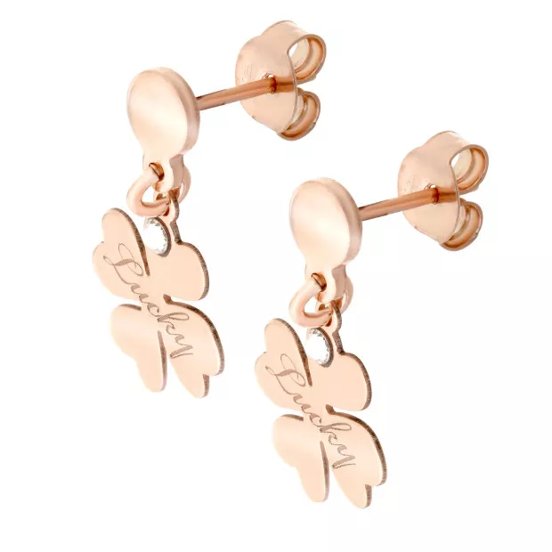 Orphelia Cardinale Silver Drop Earrings ZO-7186/RG