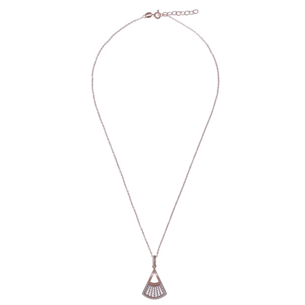 Orphelia Carina Silver Chain With Pendant ZH-7436