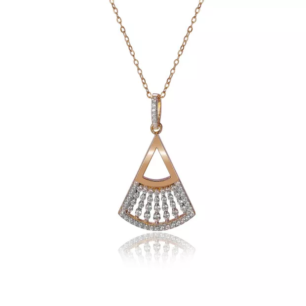 orphelia Carina Silver Chain With Pendant ZH-7436