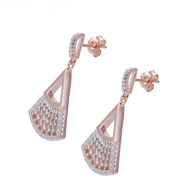 Orphelia Carina Silver Drop Earrings ZO-7436