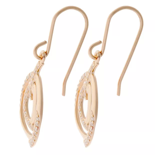 Orphelia Celine Silver Drop Earrings ZO-7114/RG