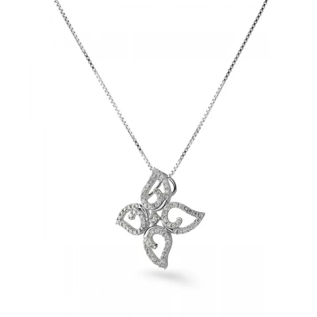 Orphelia Charlene White-gold 18k Pendant HD-4205