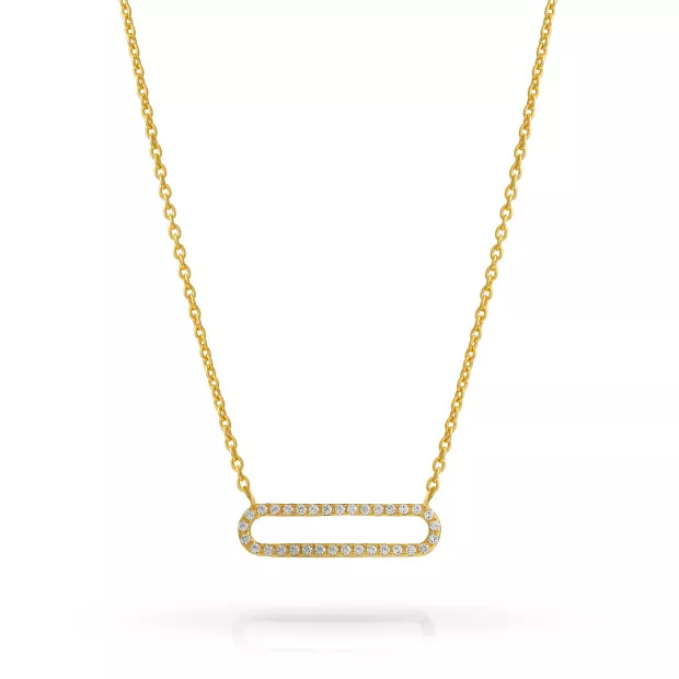 orphelia Charm Silver Necklace ZK-7563/G