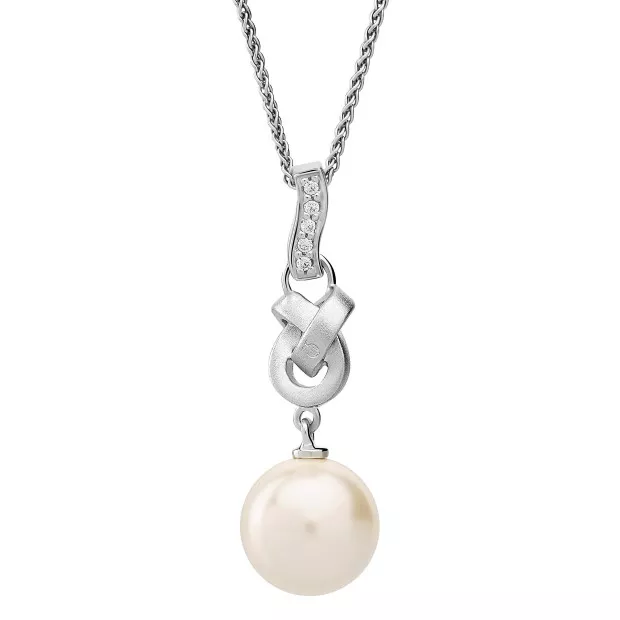 orphelia Clara Silver Chain With Pendant ZH-7515