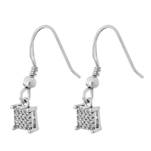 Orphelia Claudia Silver Drop Earrings ZO-7344