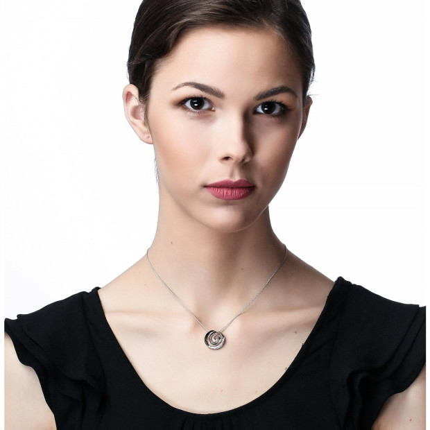 Orphelia Cora Silver Chain With Pendant ZH-7087