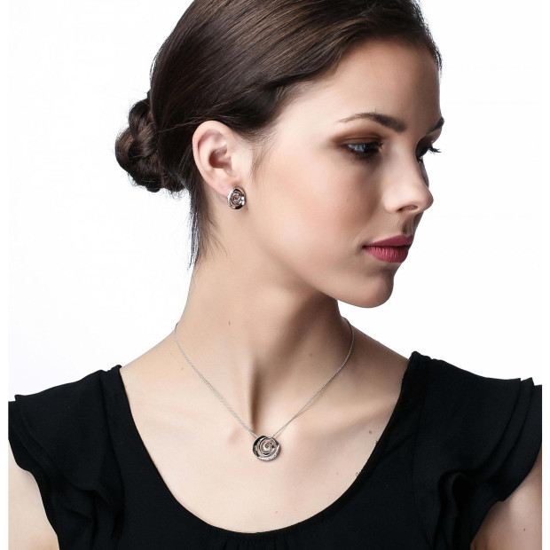 Orphelia Cora Silver Chain With Pendant ZH-7087