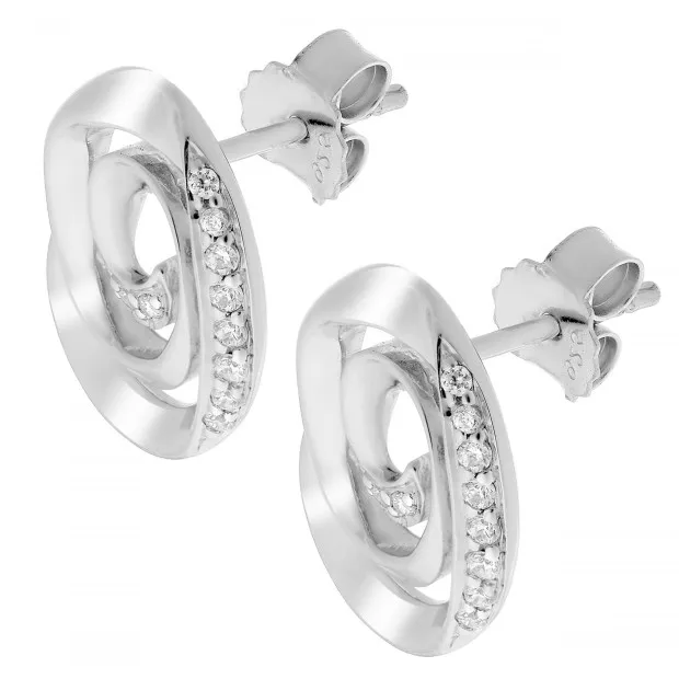 Orphelia Cora Silver Stud Earrings ZO-7087