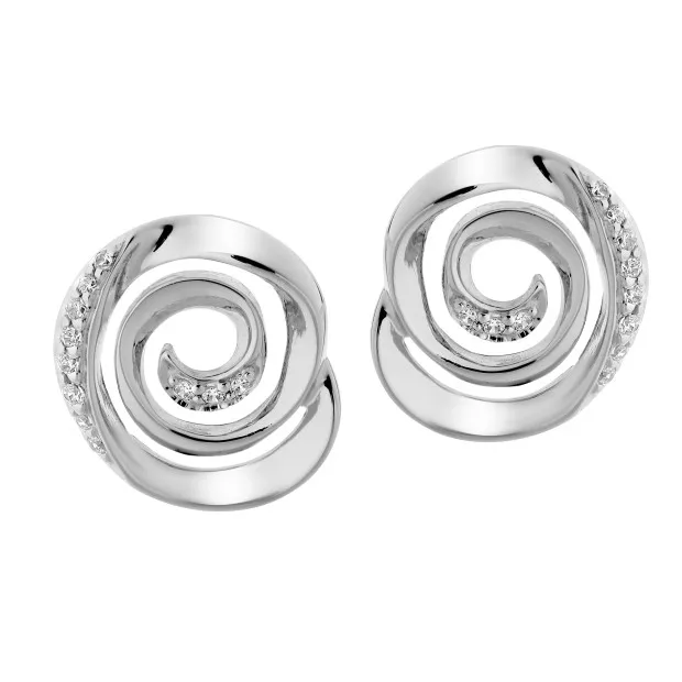 orphelia Cora Silver Stud Earrings ZO-7087