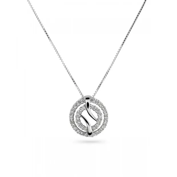 Orphelia Cordelia White-gold 18k Pendant HD-4206