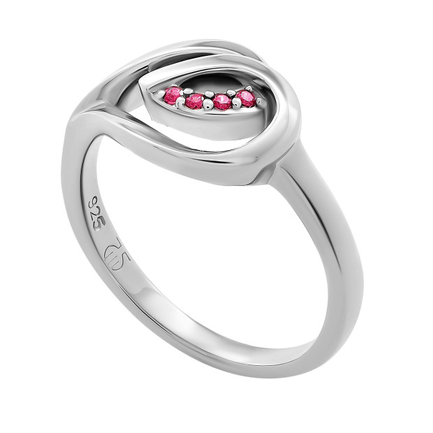 Orphelia Dazzle Silver Ring ZR-7518/R