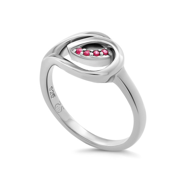 orphelia Dazzle Silver Ring ZR-7518/R