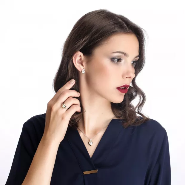 Orphelia Debby Silver Chain With Pendant ZH-7289/G