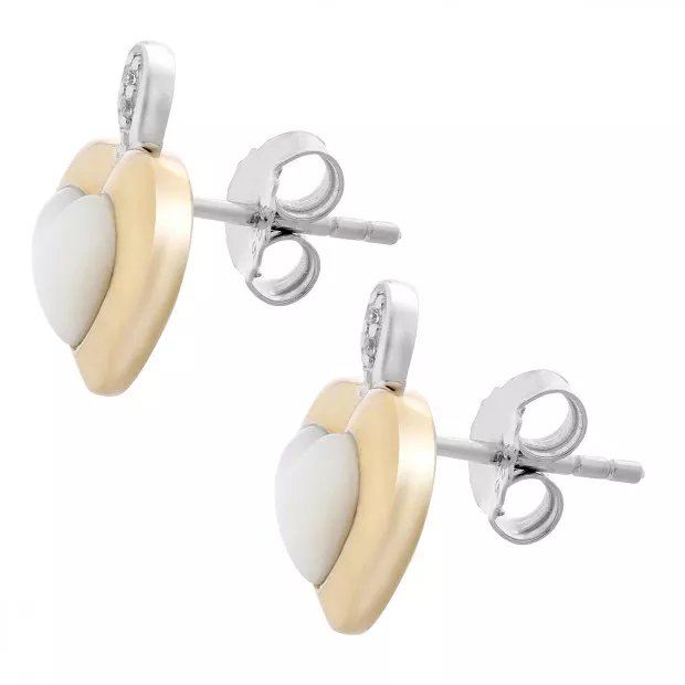 Orphelia Debby Silver Stud Earrings ZO-7289/G
