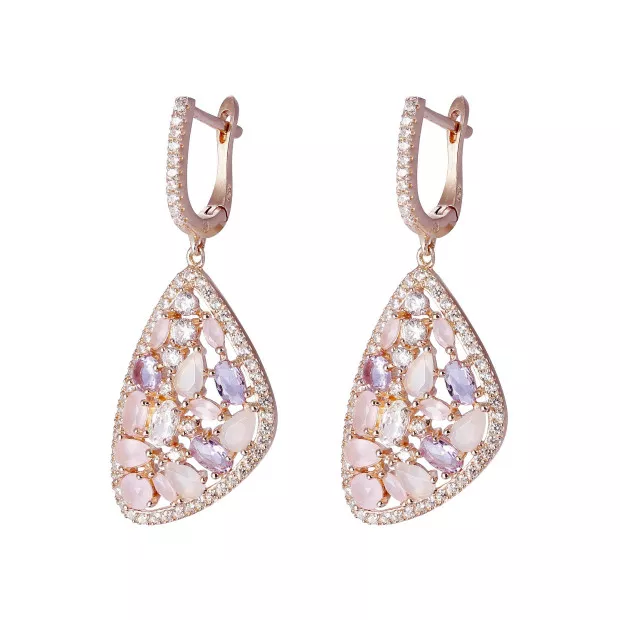 Orphelia Desi Silver Drop Earrings ZO-7430