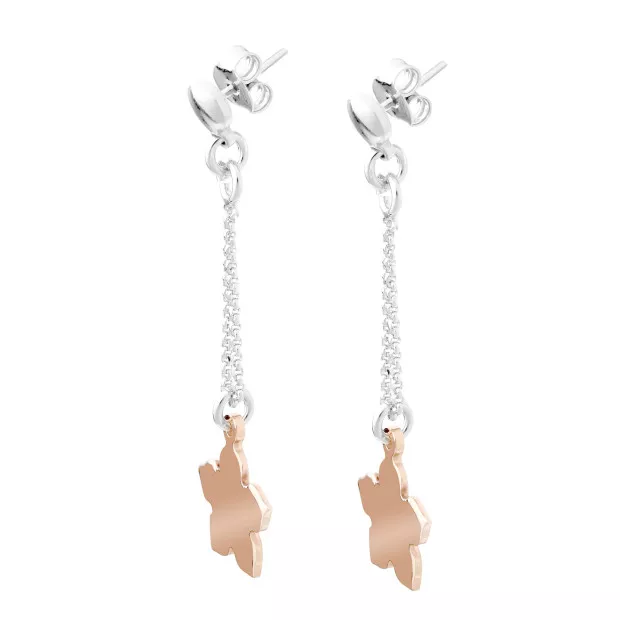 Orphelia Dilara Silver Drop Earrings ZO-7184