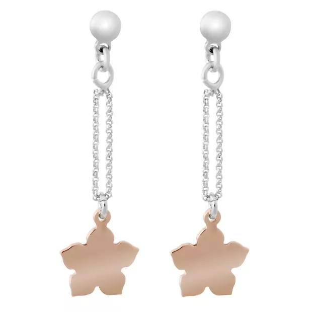 orphelia Dilara Silver Drop Earrings ZO-7184
