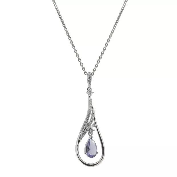 Orphelia Ebbi Silver Chain With Pendant ZH-7037
