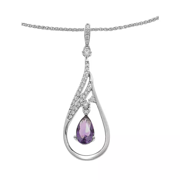 orphelia Ebbi Silver Chain With Pendant ZH-7037