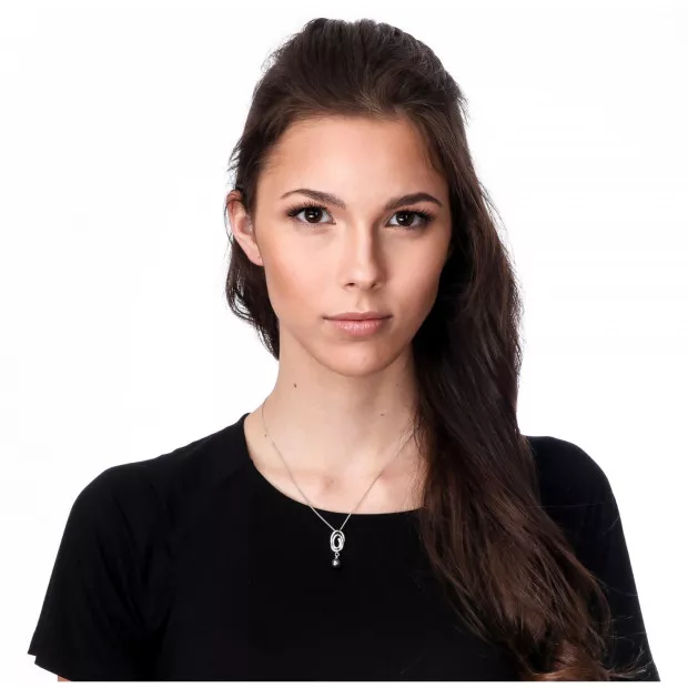 Orphelia Eden Silver Chain With Pendant ZH-7116