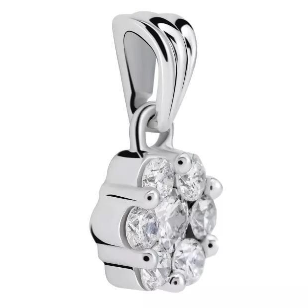 Orphelia Edina White-gold 18k Pendant HD-4177