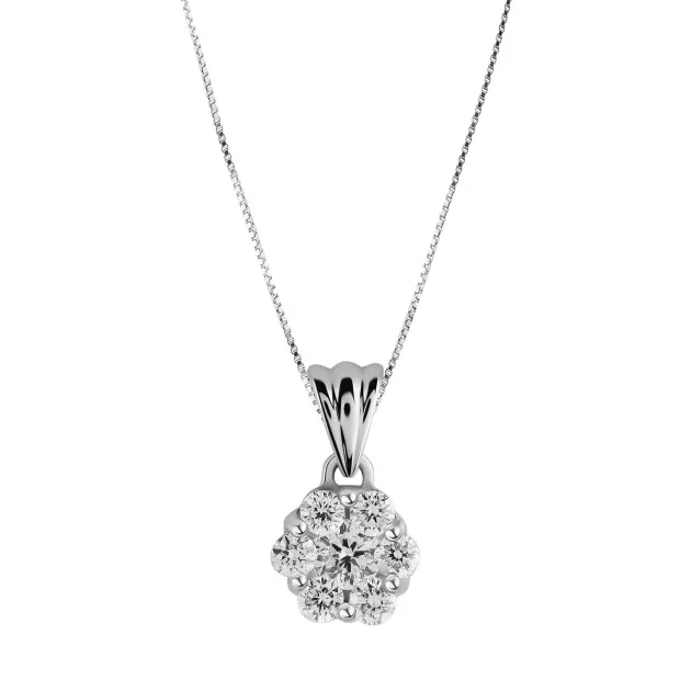 Orphelia Edina White-gold 18k Pendant HD-4177