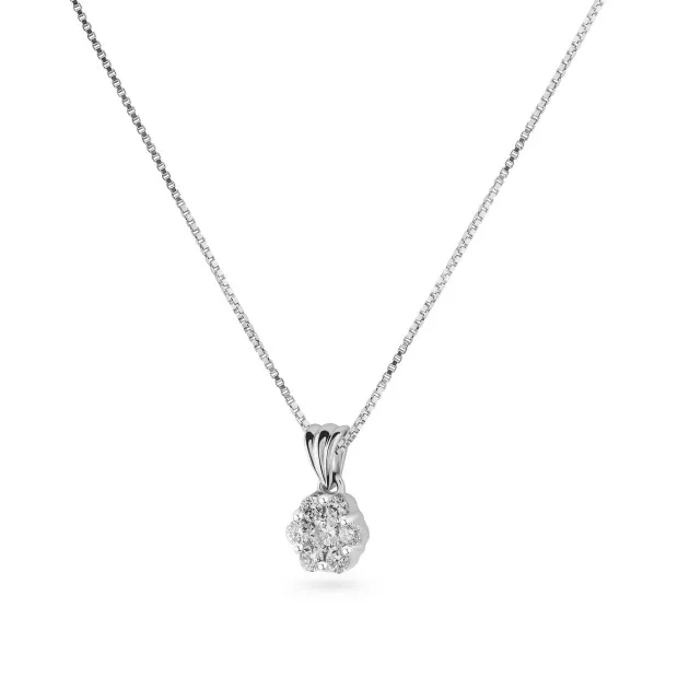 Orphelia Edina White-gold 18k Pendant HD-4208