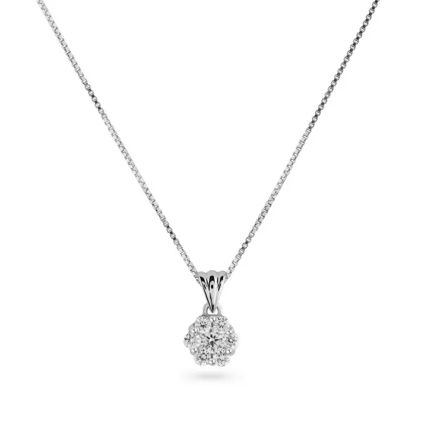 Orphelia Edina White-gold 18k Pendant HD-4208