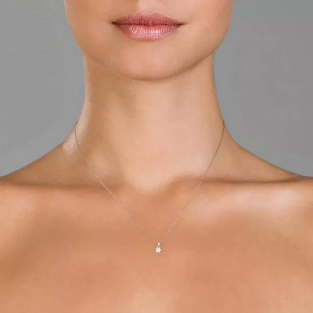Orphelia Edina White-gold 18k Pendant HD-4208