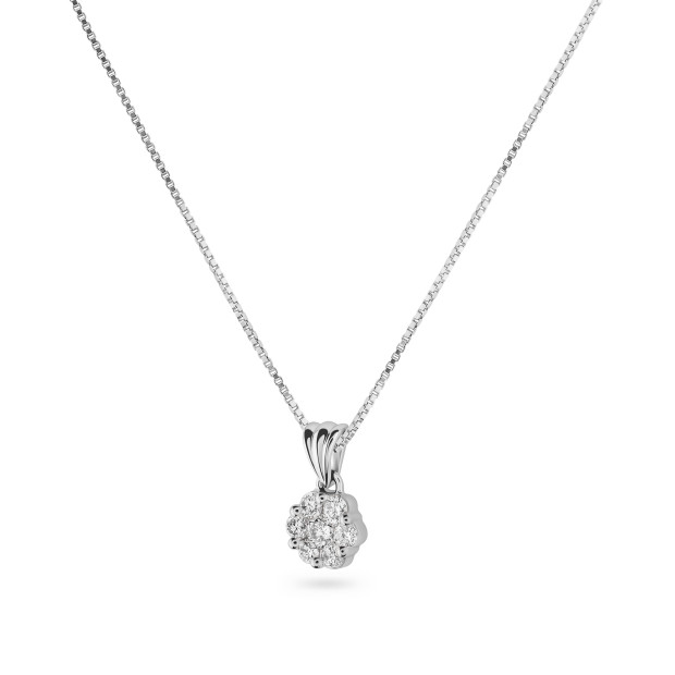 Orphelia Edina White-gold 18k Pendant HD-4209